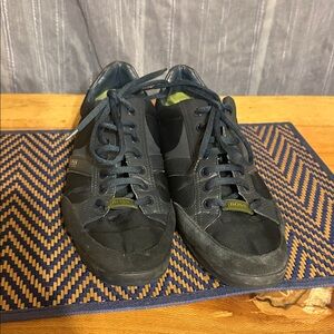 Hugo Boss Men's Black and Gray Sneakers